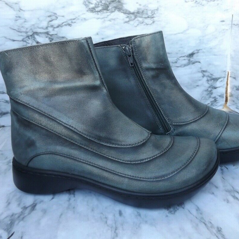NEW Naot Leather Ankle Boots Tellin GREY EU 39